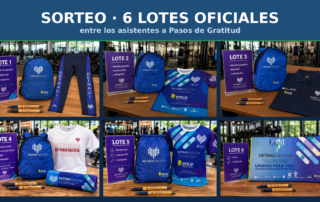 Sorteo de seis lotes oficiales de DETRADI GALICIA entre los asistentes a Pasos de Gratitud 2026