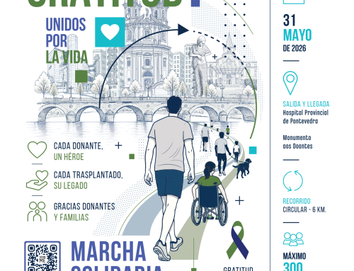 Pasos de Gratitud · Camina con nosotros el 31 de mayo en Pontevedra